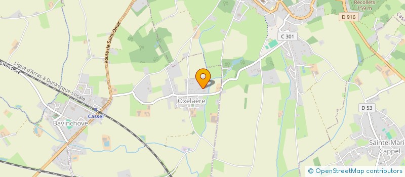 localisation de l'entreprise SCI LE DOMAINE D'OXEL ' AIR  OXELAERE