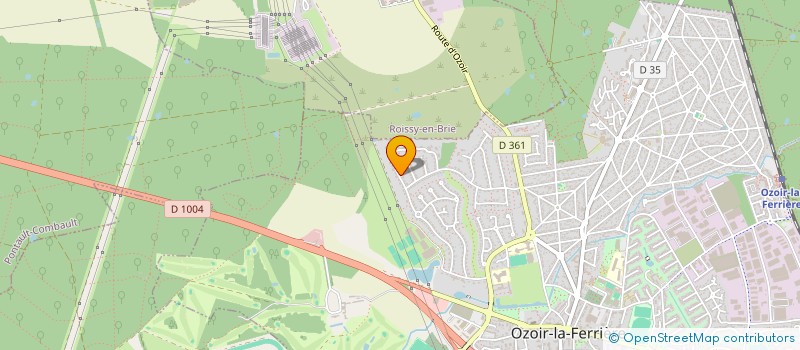 localisation de l'entreprise SCI LE DOMAINE D'OZOIR  OZOIR LA FERRIERE