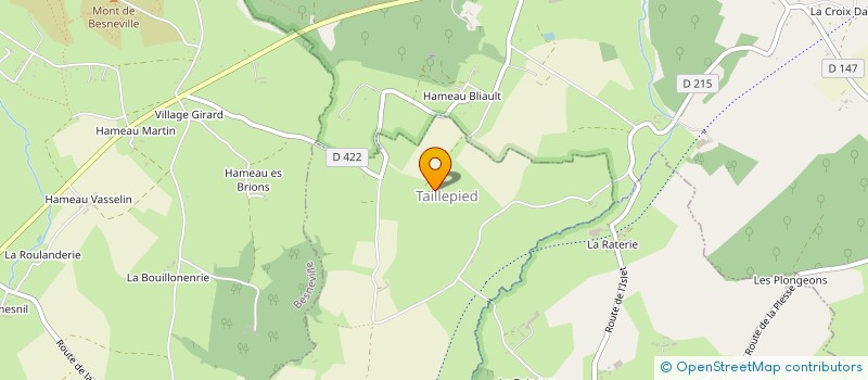 localisation de l'entreprise SCI LE DOMAINE DE LA COUR NEUVE  TAILLEPIED