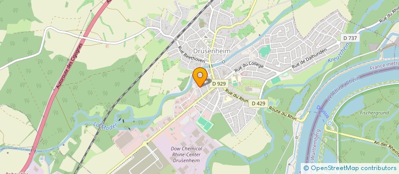 localisation de l'entreprise SCI LE DOMAINE DE M.E.L  DRUSENHEIM