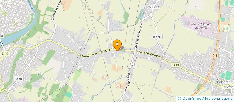 localisation de l'entreprise SCI LE DOMAINE DE TUCAUT  MURET