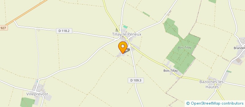 localisation de l'entreprise SCI LE DOMAINE DE VOISIN à TILLAY-LE-PENEUX