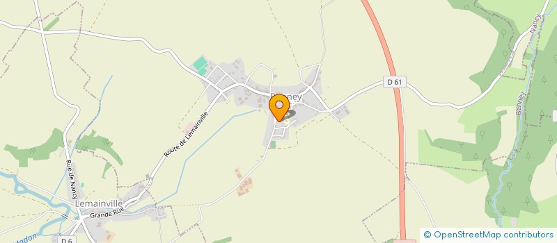 localisation de l'entreprise SCI LE DOMAINE DES BRABANT  BENNEY