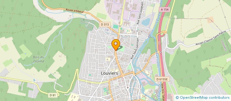 localisation de l'entreprise SCI LE DOMAINE DES OLIVIERS à LOUVIERS
