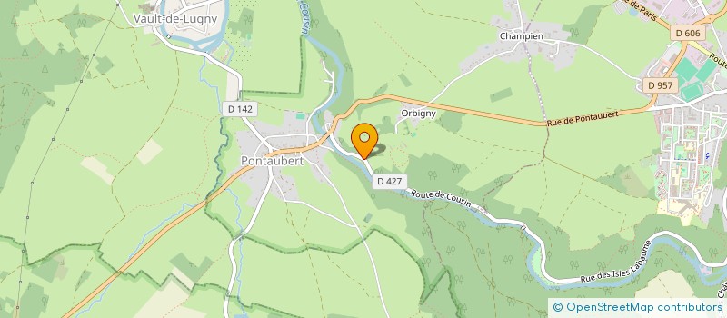 localisation de l'entreprise SCI LE DOMAINE DES TEMPLIERS  VEZELAY