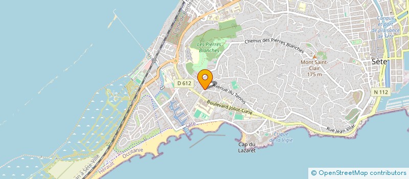 localisation de l'entreprise SCI LE DOMAINE DU GOLFE à SETE