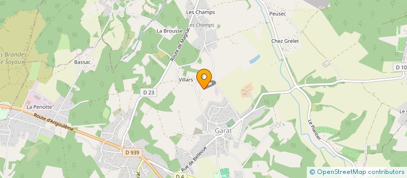 localisation de l'entreprise SCI LE DOMAINE DU GOND  GARAT