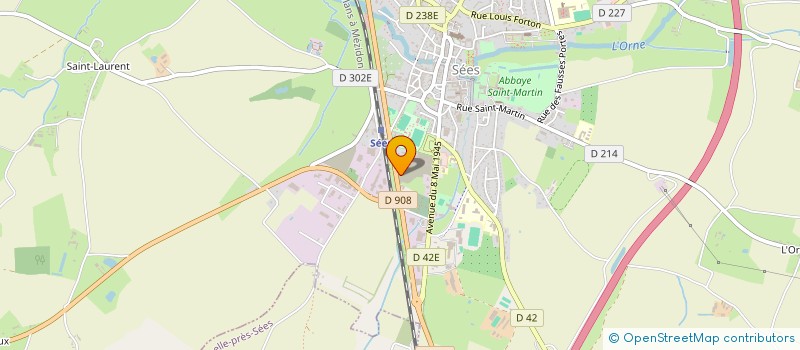 localisation de l'entreprise SCI LE DOMAINE DU PARC à SEES
