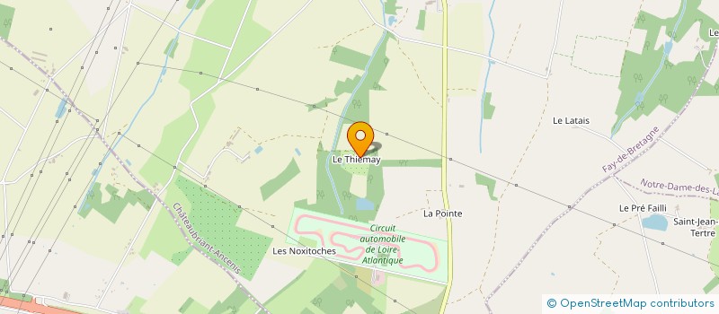 localisation de l'entreprise SCI LE DOMAINE DU THIEMAY  FAY-DE-BRETAGNE