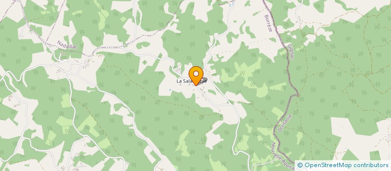 localisation de l'entreprise SCI LE DOMAINE MARTHOUX  BORREZE