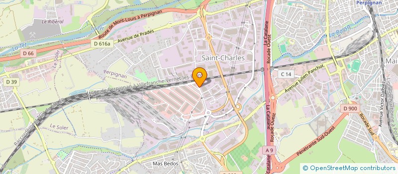 localisation de l'entreprise SCI LE DOMAINE STE MARIE à PERPIGNAN