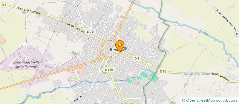 localisation de l'entreprise SCI LE DOME  REVEL