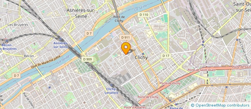 localisation de l'entreprise SCI LE DOME à CLICHY