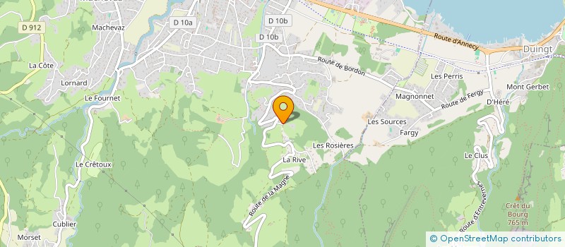 localisation de l'entreprise SCI LE DOME à SAINT-JORIOZ