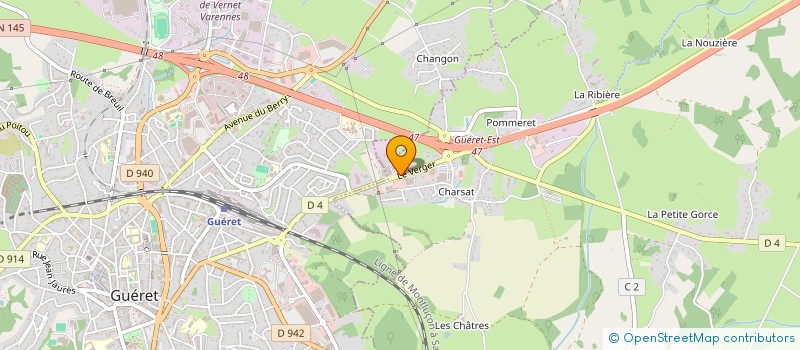 localisation de l'entreprise SCI LE DOME ROUX à SAINTE-FEYRE