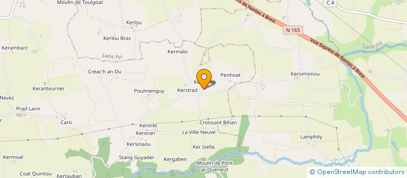 localisation de l'entreprise SCI LE DONGE FAMILY  LA FORET-FOUESNANT