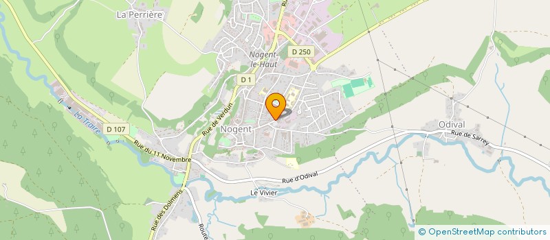 localisation de l'entreprise SCI LE DONJON à NOGENT