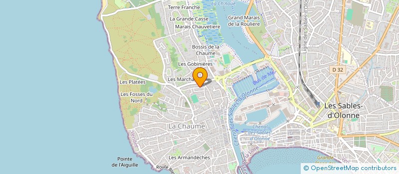 localisation de l'entreprise SCI LE DORELIEN à LES SABLES D'OLONNE