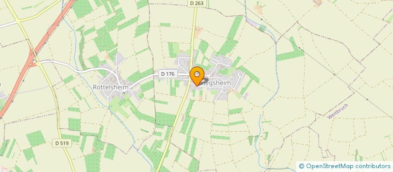 localisation de l'entreprise SCI LE DORF  KRIEGSHEIM