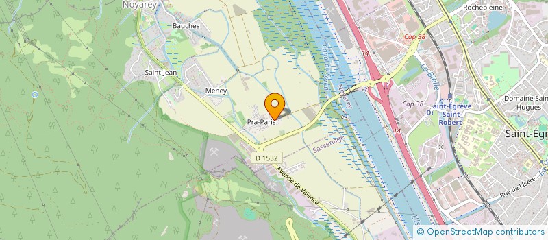 localisation de l'entreprise SCI LE DORON à NOYAREY