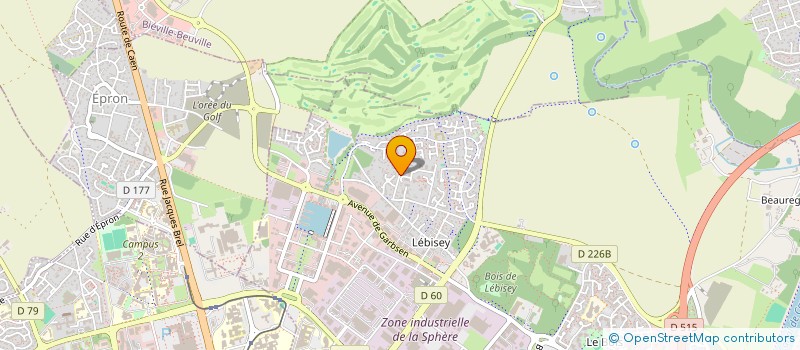 localisation de l'entreprise SCI LE DORSIA à HEROUVILLE-SAINT-CLAIR
