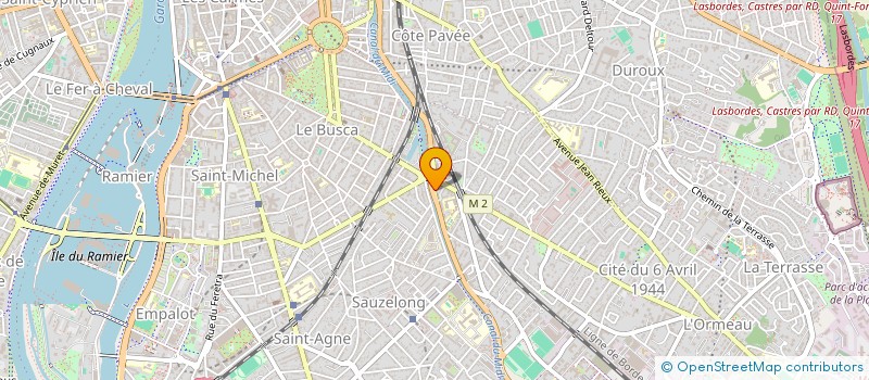 localisation de l'entreprise SCI LE DORVAL 2 à TOULOUSE