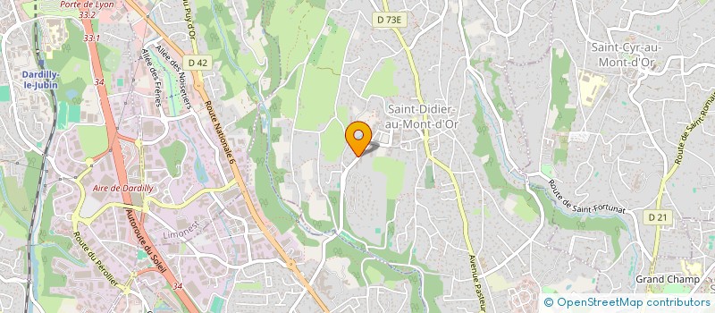 localisation de l'entreprise SCI LE DOU DE LA VANOISE  SAINT-DIDIER-AU-MONT-D'OR