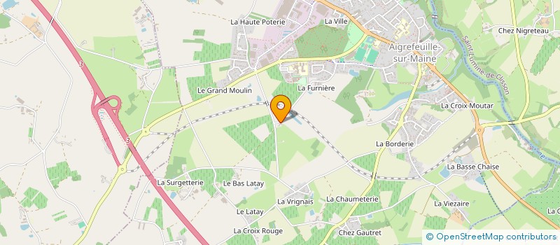 localisation de l'entreprise SCI LE DOUAUD  AIGREFEUILLE-SUR-MAINE