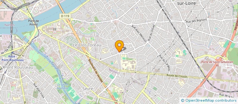 localisation de l'entreprise SCI LE DOUET  SAINT-SEBASTIEN-SUR-LOIRE