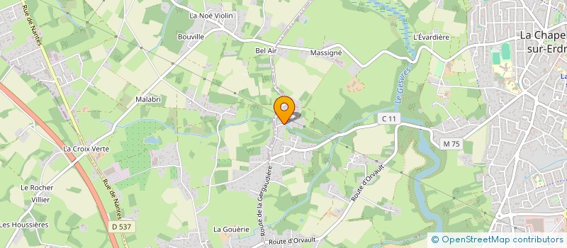 localisation de l'entreprise SCI LE DOUET  LA CHAPELLE-SUR-ERDRE