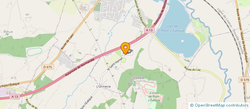 localisation de l'entreprise SCI LE DOUET HEBERT  PONT L'EVEQUE