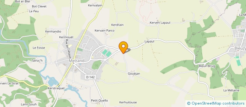 localisation de l'entreprise SCI LE DOUGET  PLUMELIAU-BIEUZY