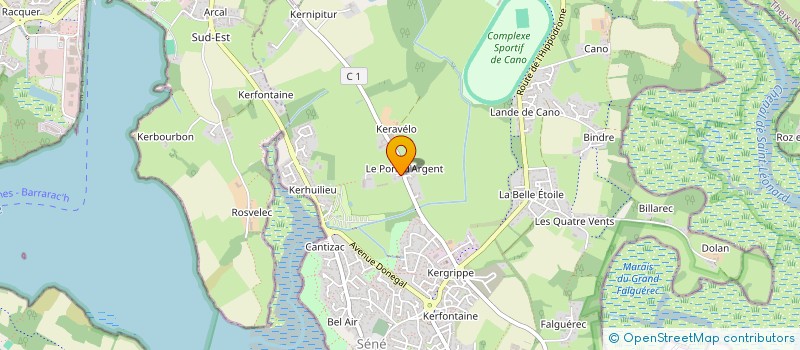 localisation de l'entreprise SCI LE DOUJET à SENE