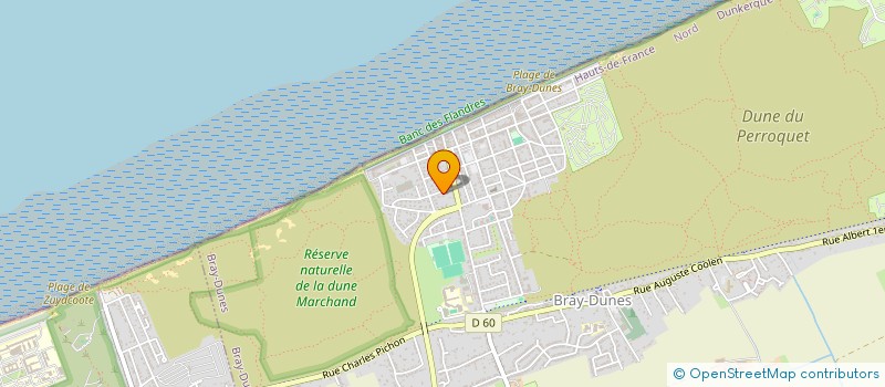 localisation de l'entreprise SCI LE DOUX LOGIS  BRAY-DUNES