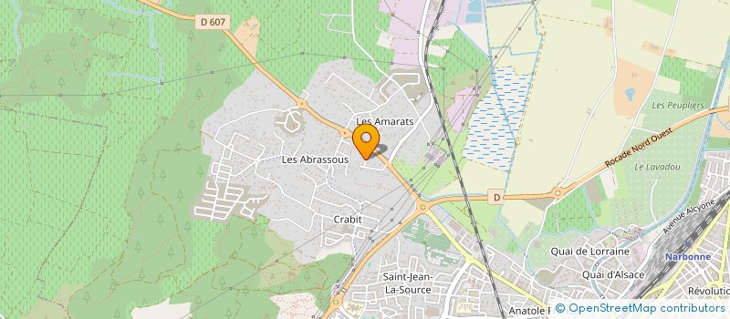 localisation de l'entreprise SCI LE DOUZE  NARBONNE