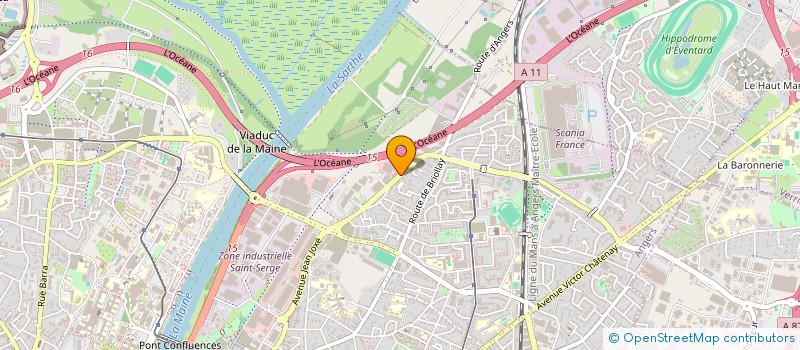 localisation de l'entreprise SCI LE DOYENNE à ANGERS