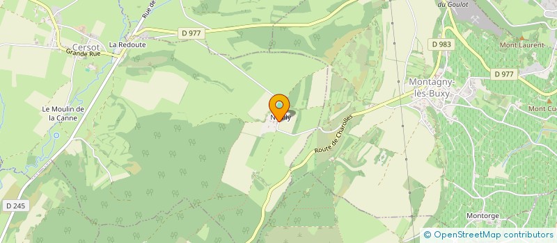 localisation de l'entreprise SCI LE DOYENNE  CERSOT