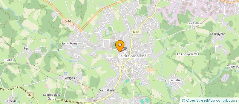 localisation de l'entreprise SCI LE DRAGON à SAINTE-SIGOLENE