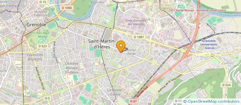 localisation de l'entreprise SCI LE DRAGON  SAINT-MARTIN-D'HERES