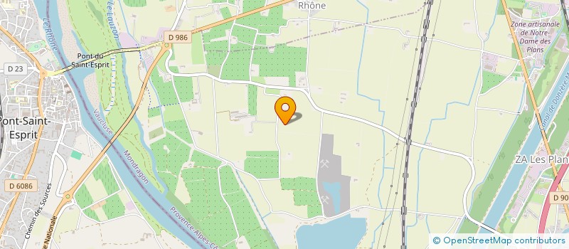 localisation de l'entreprise SCI LE DRAGON  MONDRAGON