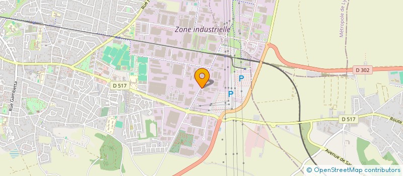 localisation de l'entreprise SCI LE DRAKKAR  MEYZIEU