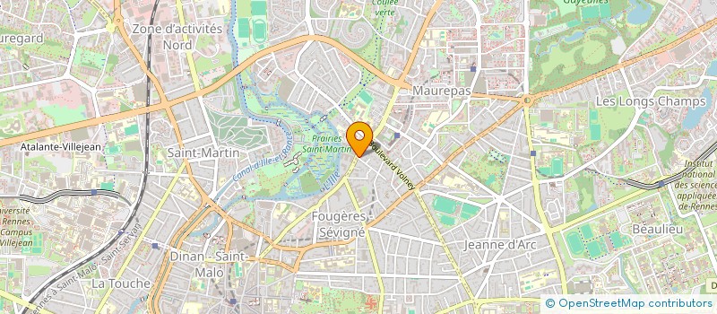 localisation de l'entreprise SCI LE DREFF  NIVILLAC