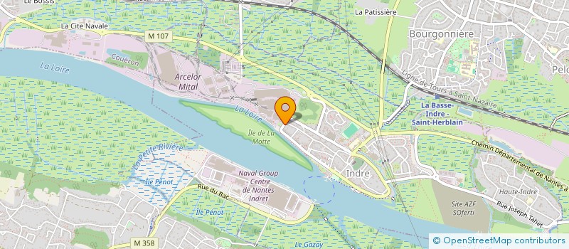 localisation de l'entreprise SCI LE DREFF  INDRE