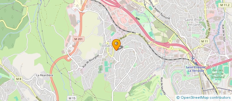 localisation de l'entreprise SCI LE DREZIN à VILLARS