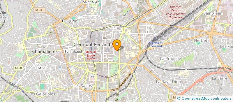 localisation de l'entreprise SCI LE DROIT  CLERMONT-FERRAND