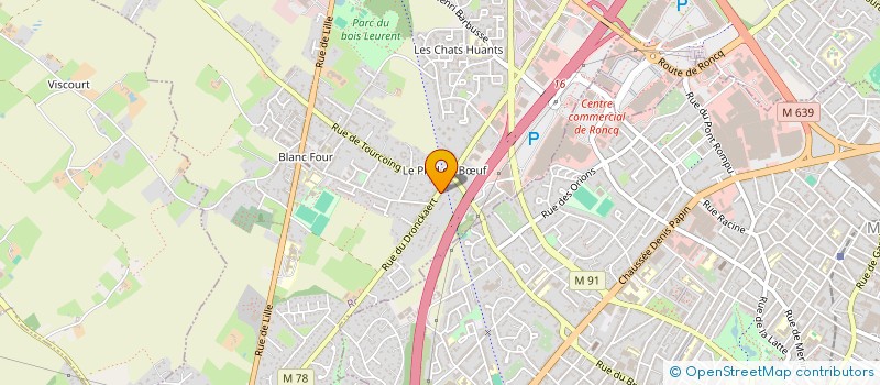 localisation de l'entreprise SCI LE DRONCKAERT-163 à RONCQ