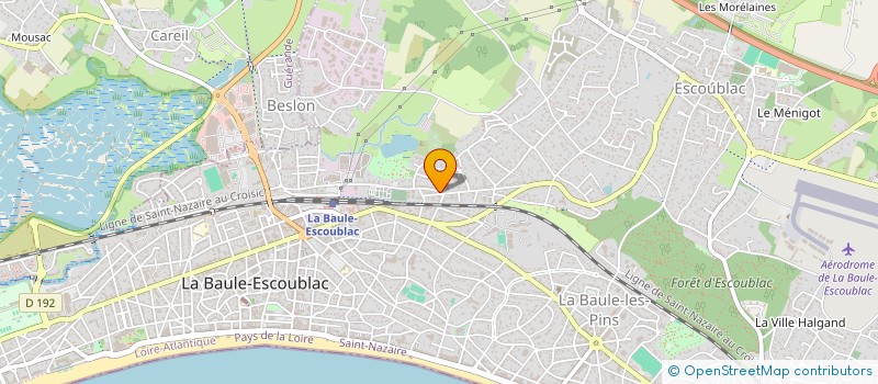 localisation de l'entreprise SCI - LE DU à LA BAULE-ESCOUBLAC