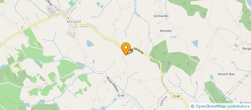 localisation de l'entreprise SCI LE DUC  REALVILLE