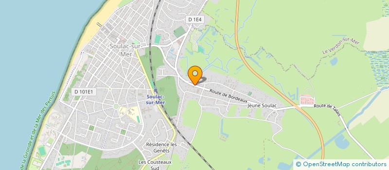 localisation de l'entreprise SCI LE DUC INVESTISSEMENTS  SOULAC-SUR-MER