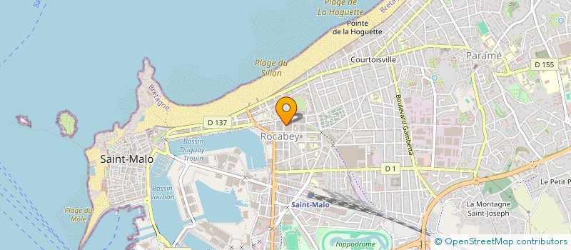 localisation de l'entreprise SCI LE DUC PHARMA  SAINT-MALO